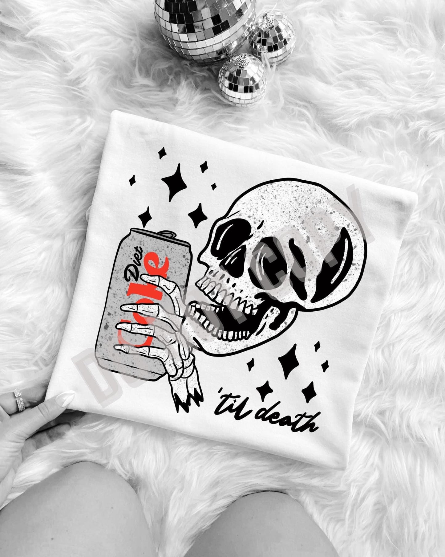 Till death diet coke Retro Trendy Graphic T-Shirt Design DIGITAL DOWNLOAD FILE P