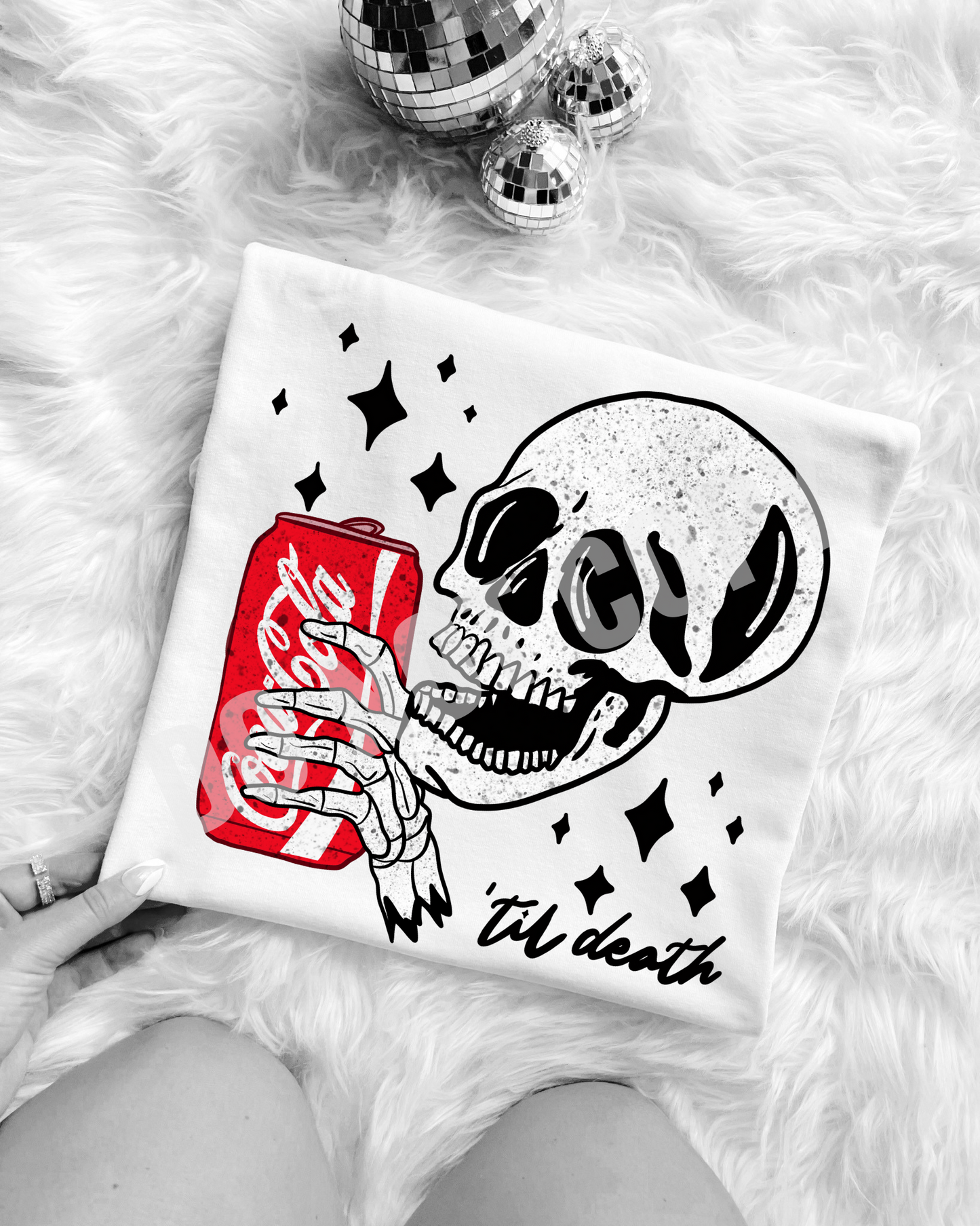 Till death coke Retro Trendy Graphic T-Shirt Design DIGITAL DOWNLOAD FILE PNG