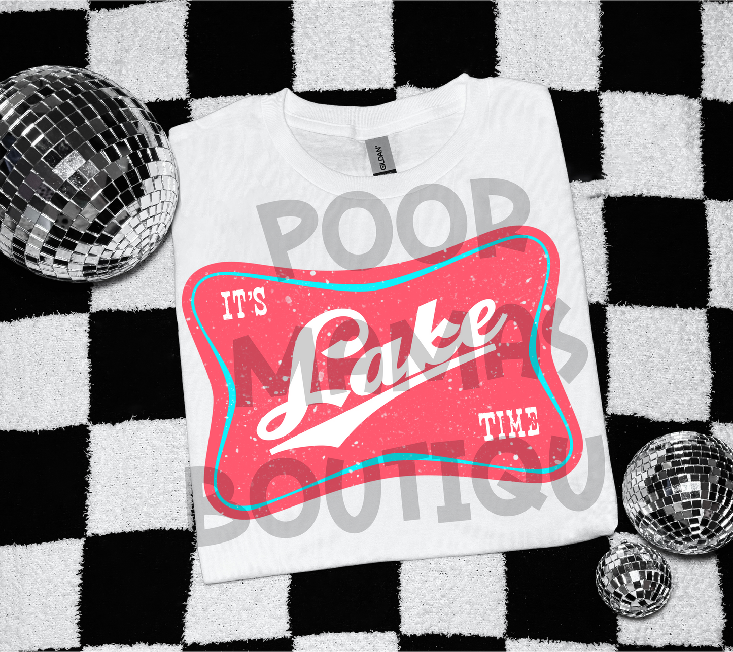 Its lake time retro trendy summer beer digital download png