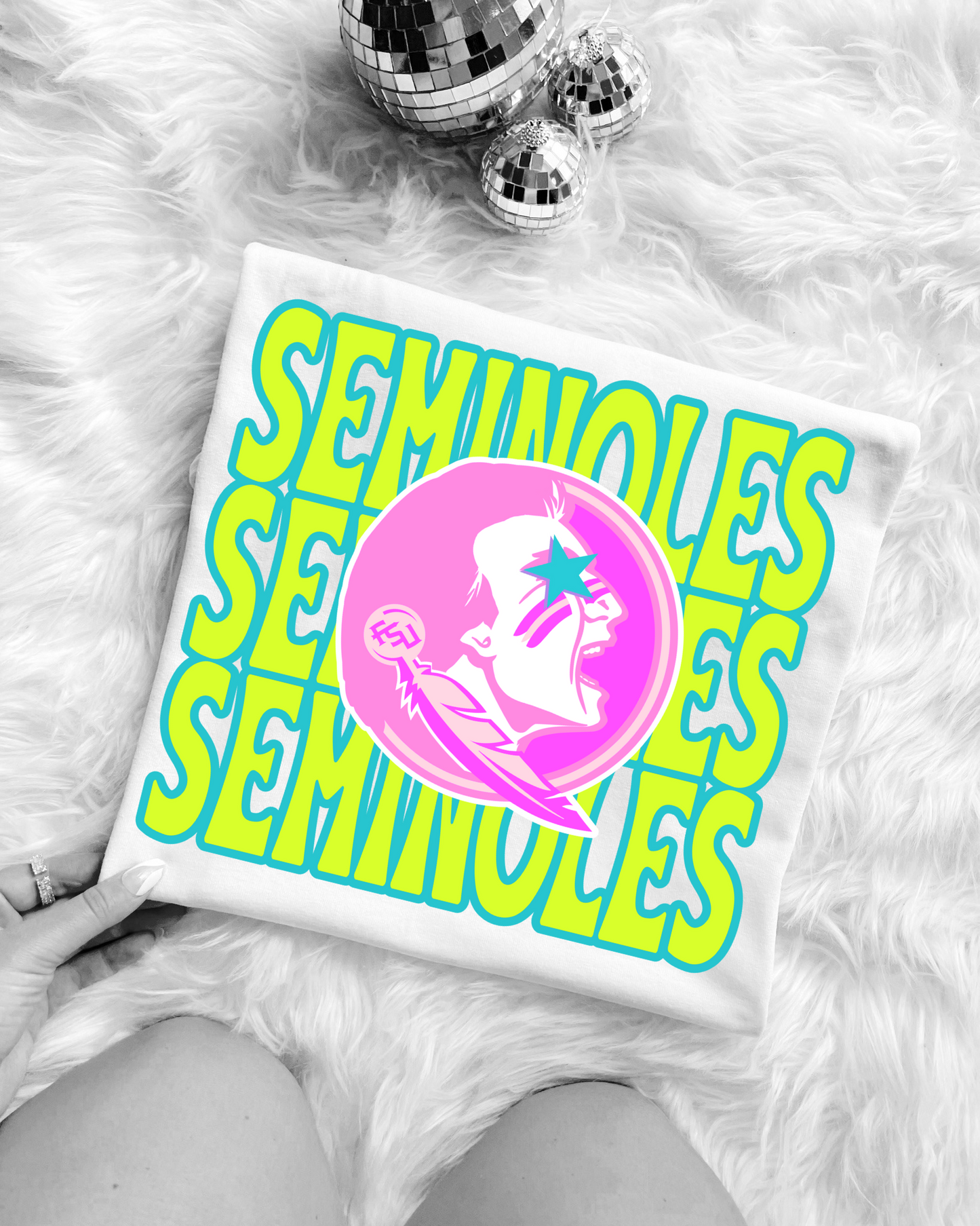 Seminoles Preppy Mascot Gameday Graphic T-Shirt Design DIGITAL DOWNLOAD FILE PNG