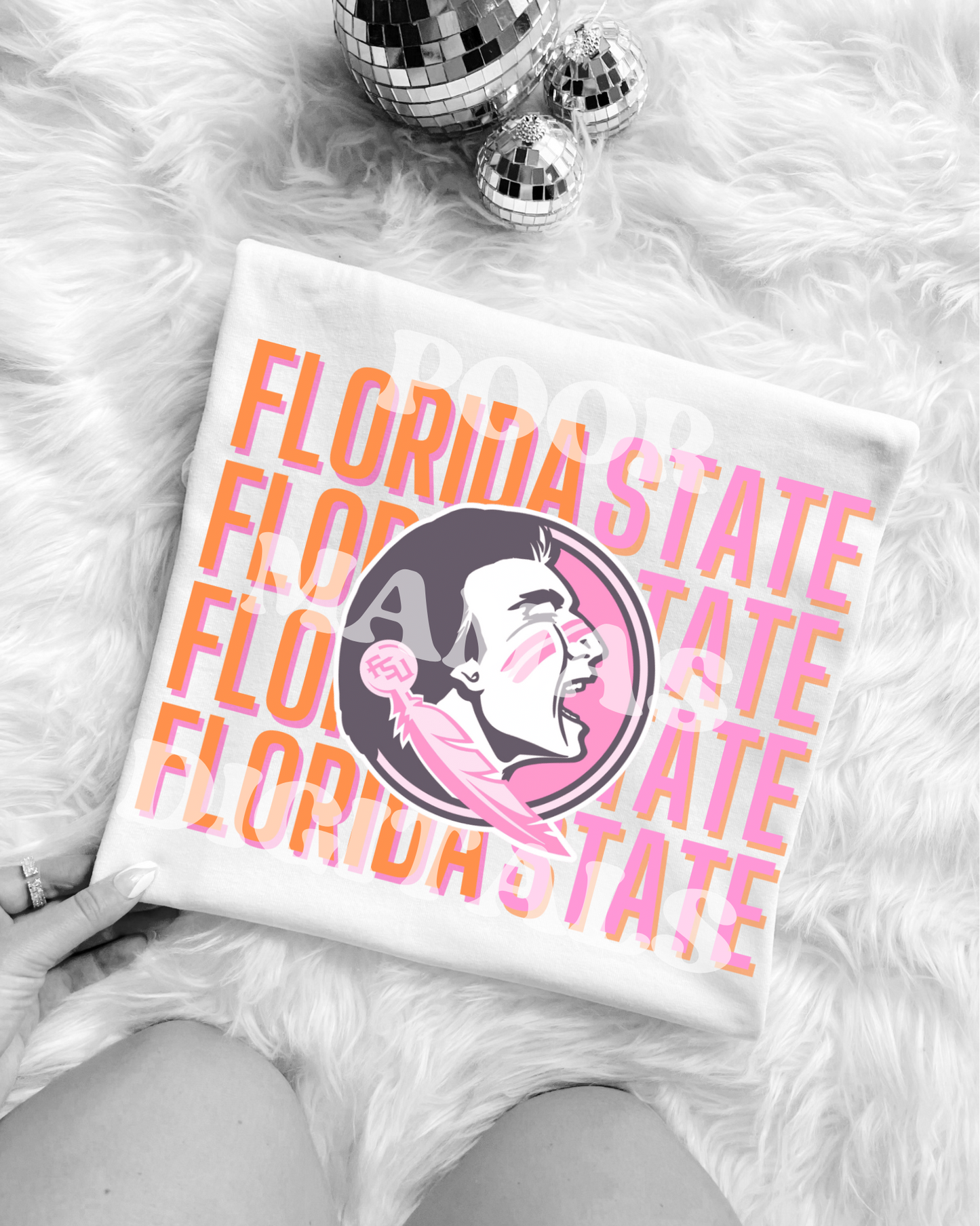 FSU Seminoles Preppy Mascot Gameday DIGITAL FILE PNG