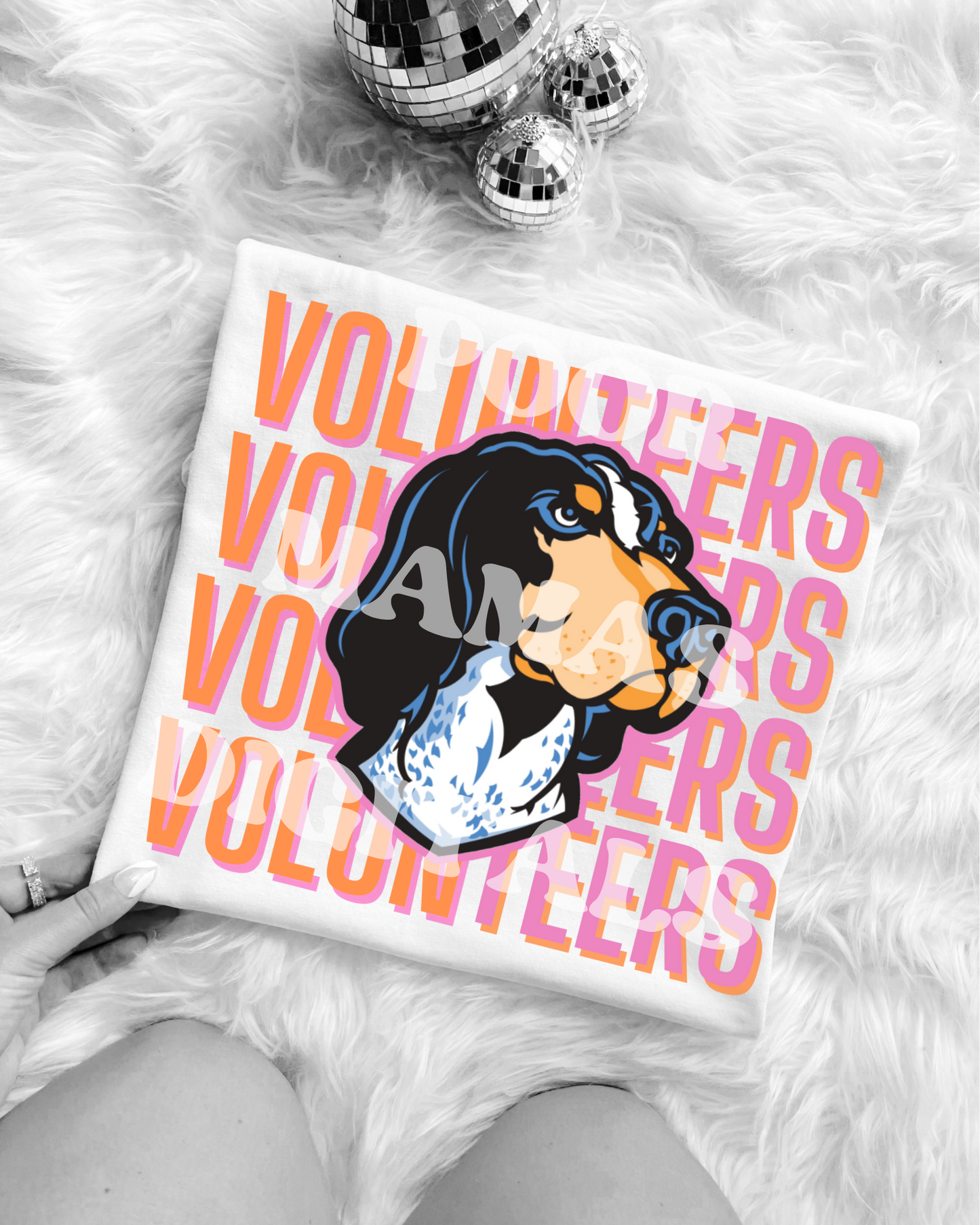 Tennessee Volunteers Smokey Preppy Mascot Gameday DIGITAL DOWNLOAD FILE PNG