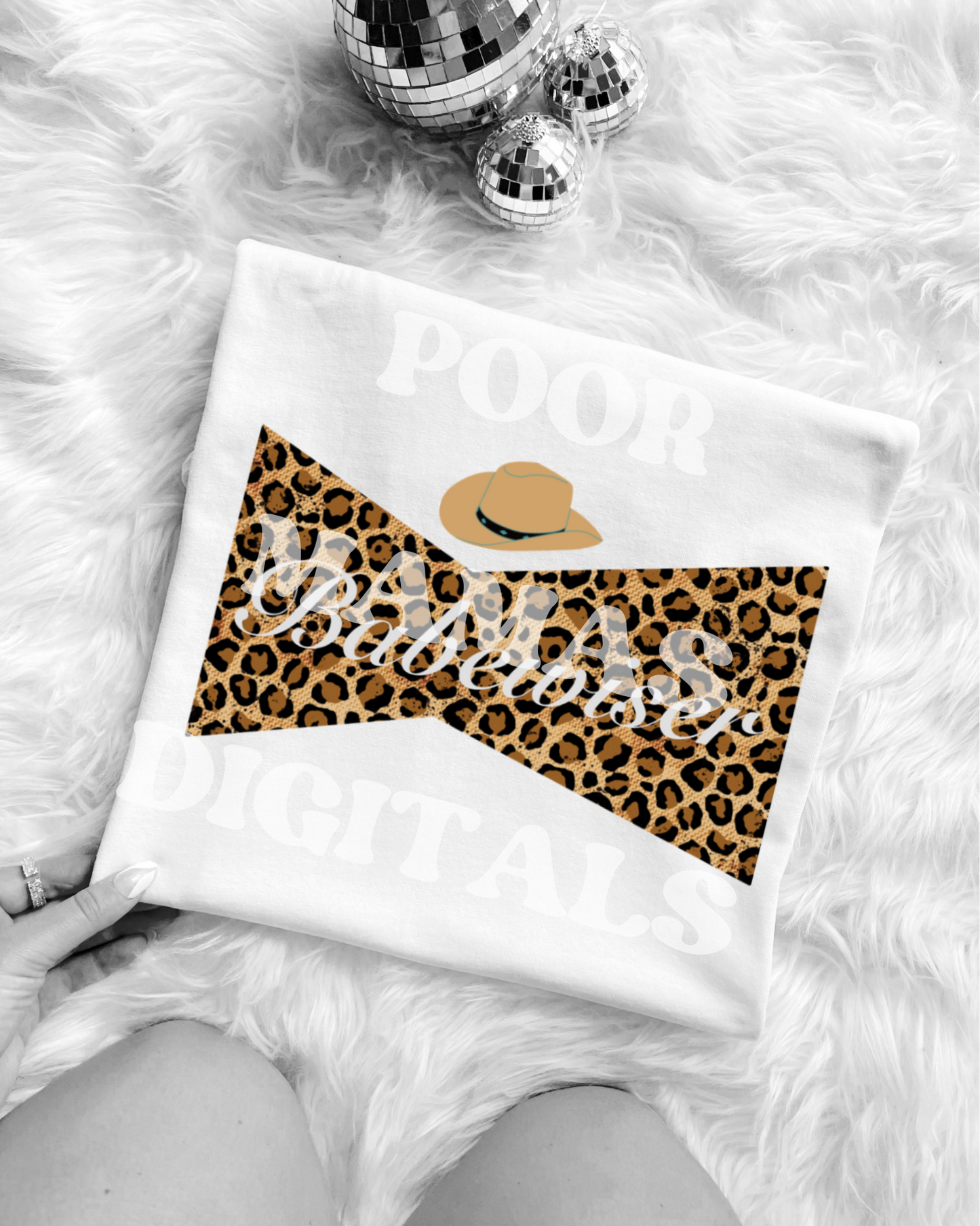 Babewiser leopard print beer DIGITAL DOWNLOAD FILE PNG