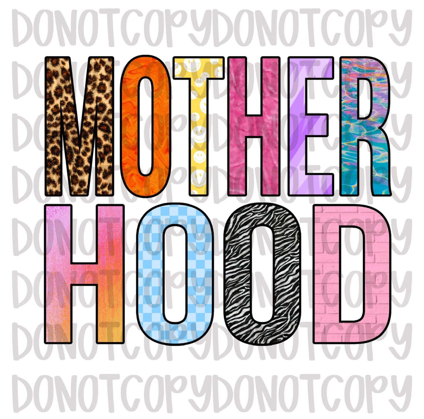 Motherhood multi patter digital download png design