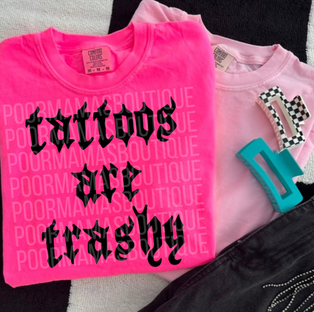 tattoos are trashy digital download png