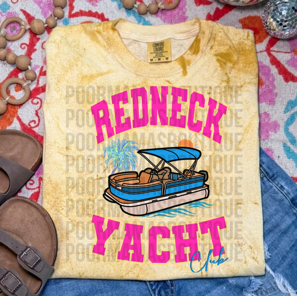 Redneck yacht club trendy summer digital download png