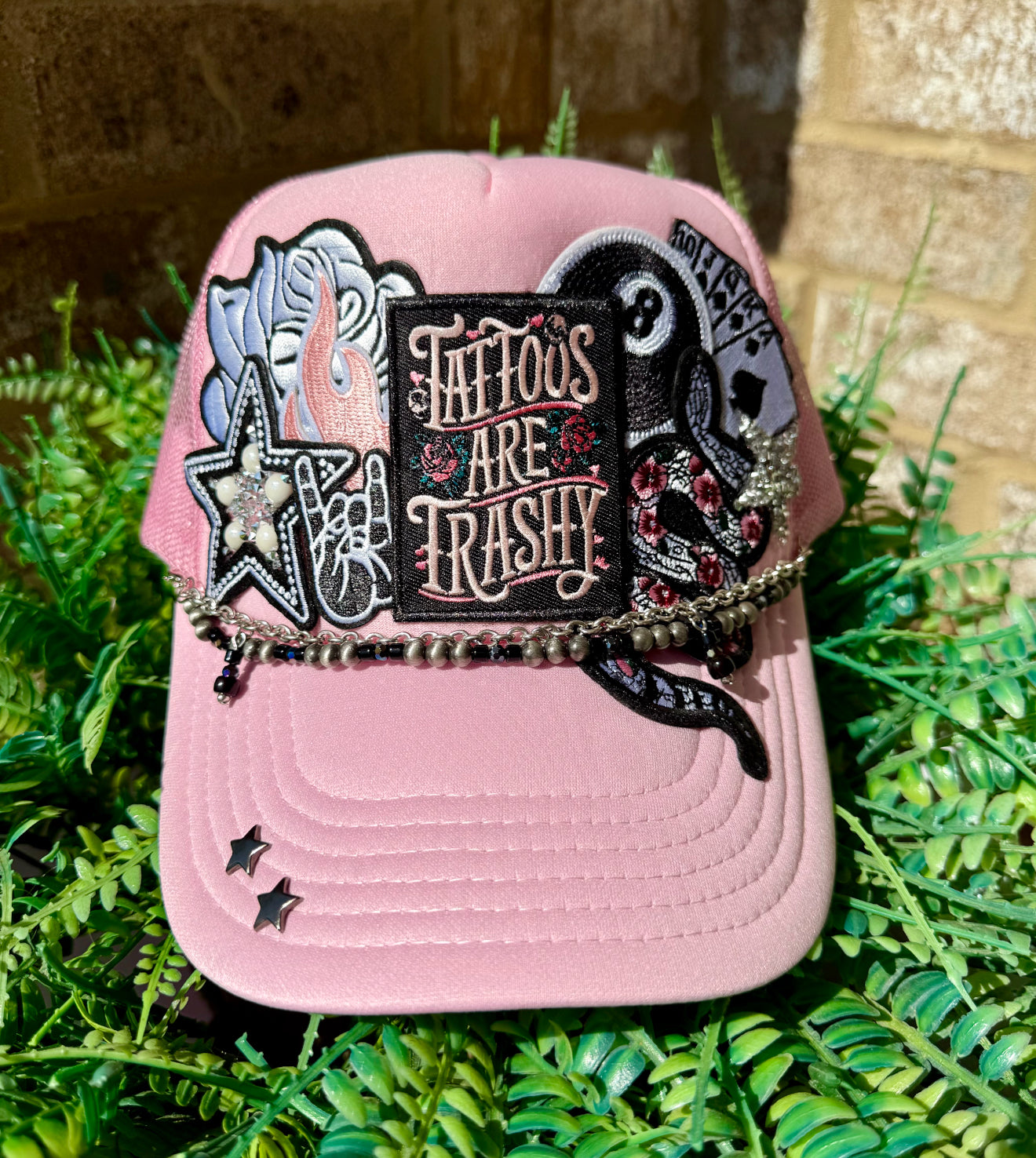 Tattoos are trashy trucker hat