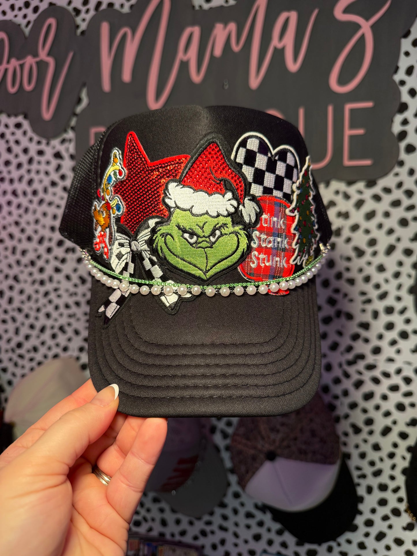 Grinchmas Trucker Hat 💚 | Stink Stank Stunk Christmas Hat