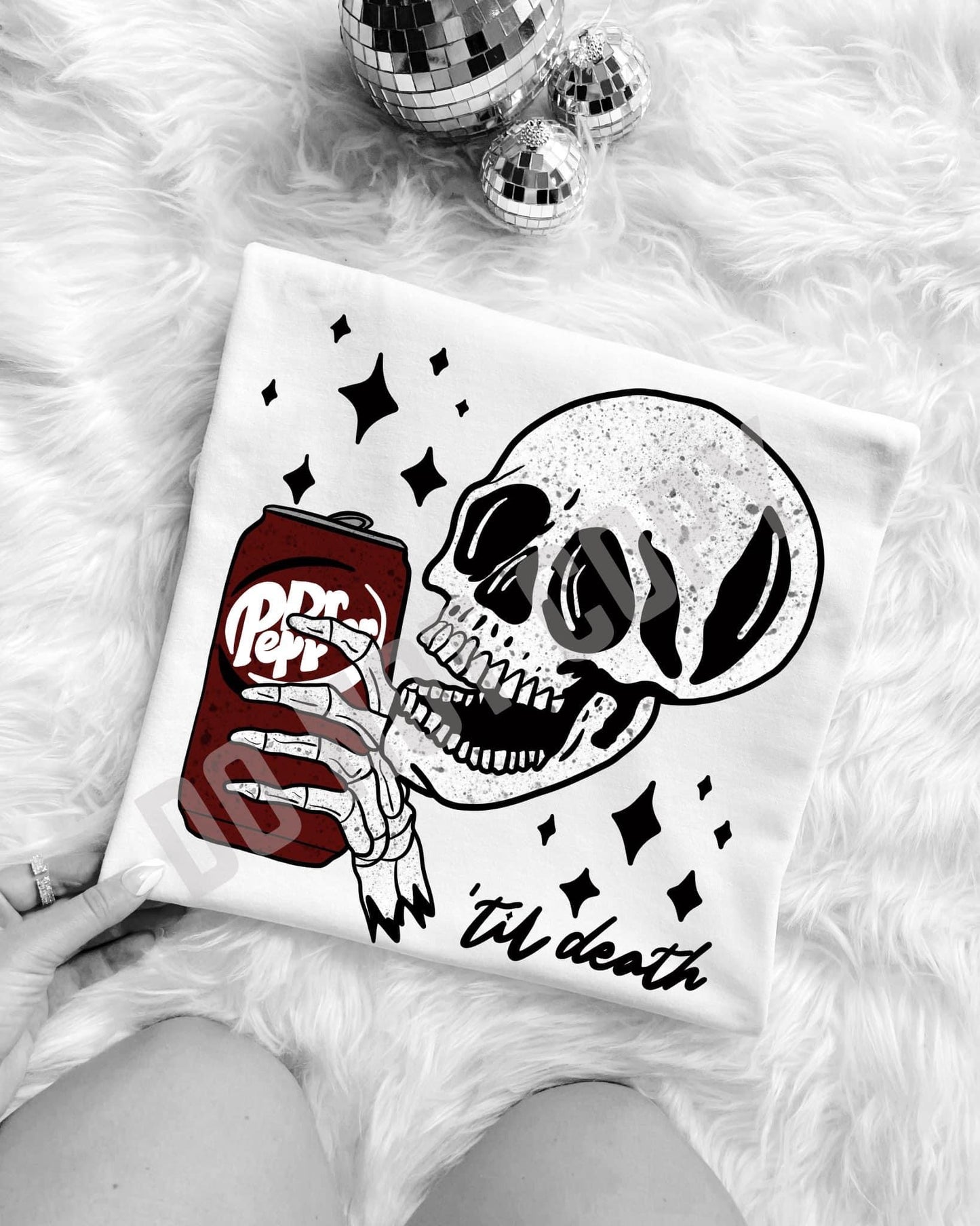 Till death dr.pepper Retro Trendy Graphic T-Shirt Design DIGITAL DOWNLOAD FILE PNG