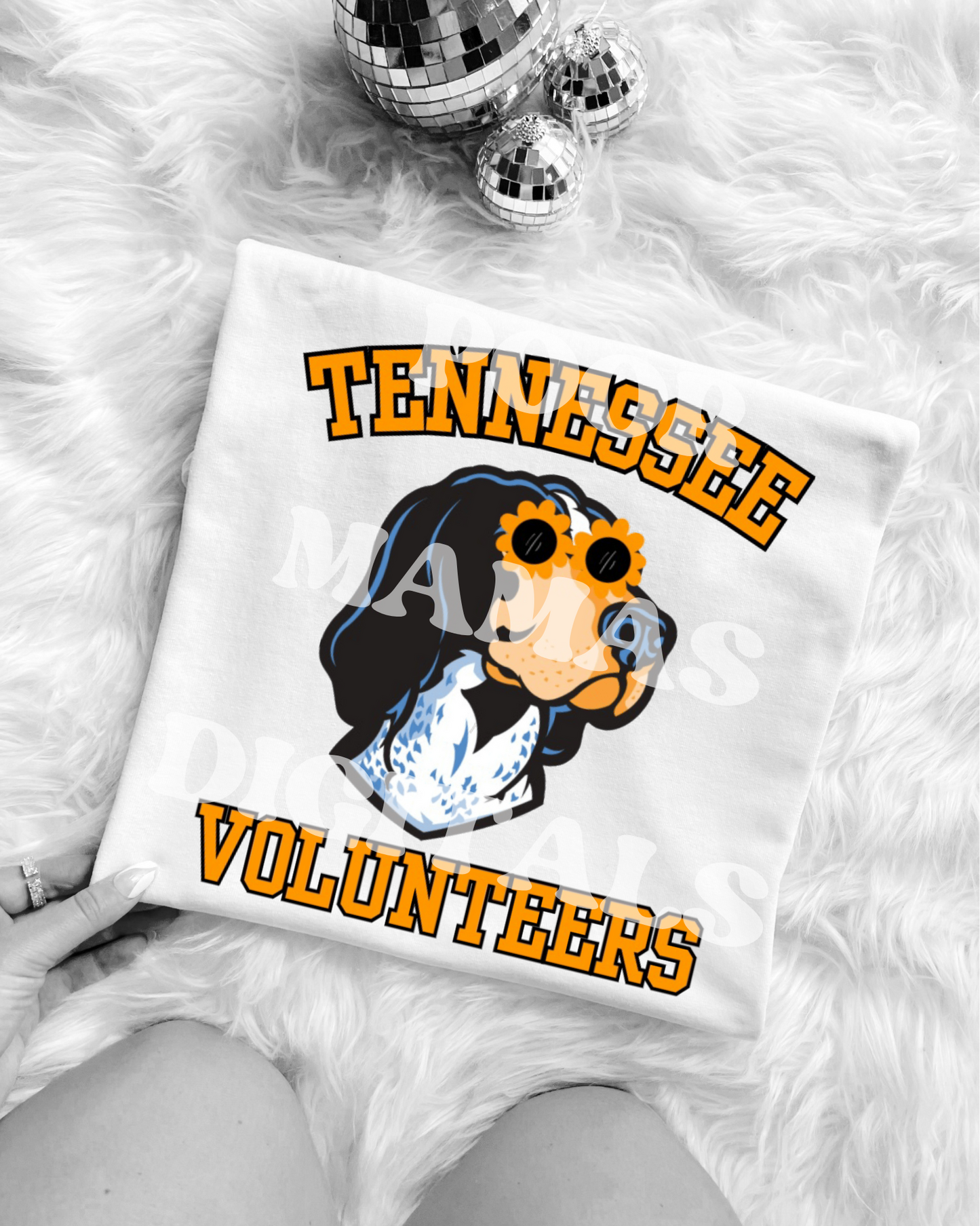 Tennessee volunteers Preppy Mascot Varsity Graphic T-Shirt Design DIGITAL DOWNLOAD FILE PNG