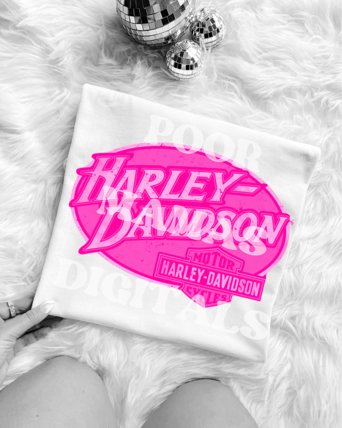 Harley preppy Pink Trendy DIGITAL DOWNLOAD FILE PNG