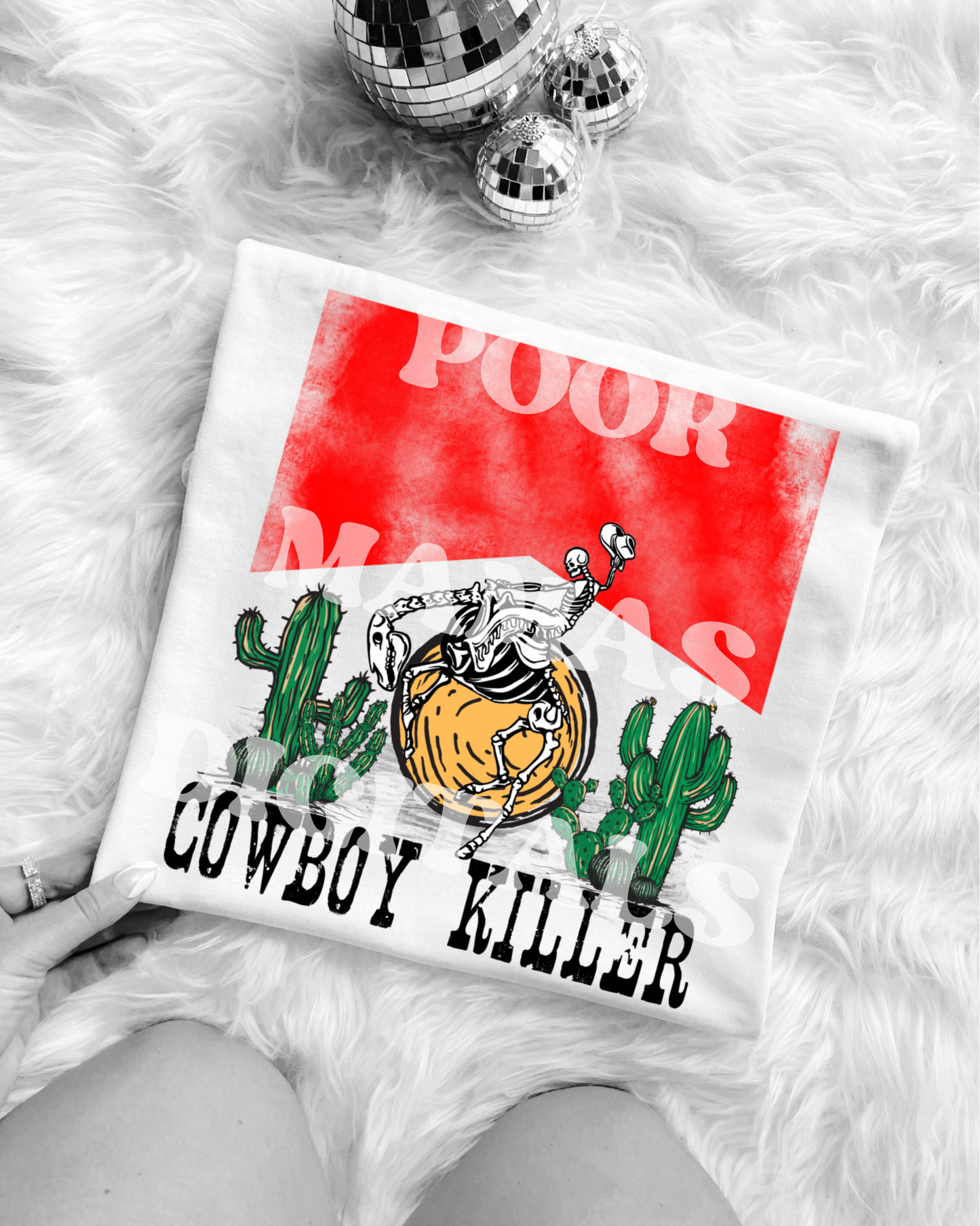 Cowboy killers western cactus Graphic T-Shirt Design DIGITAL DOWNLOAD FILE PNG