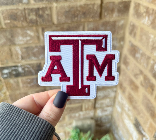 Texas A&M iron on patch