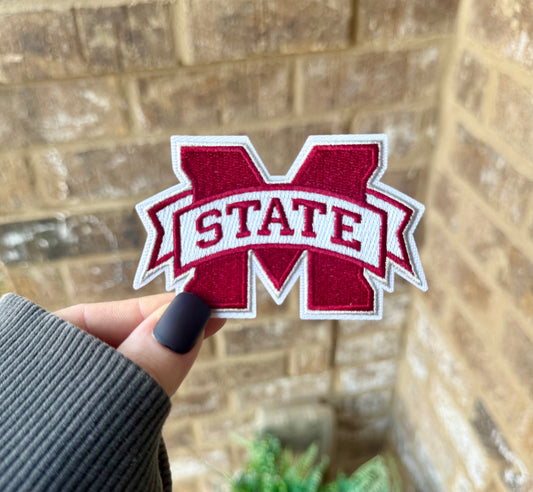 Mississippi State iron on patch