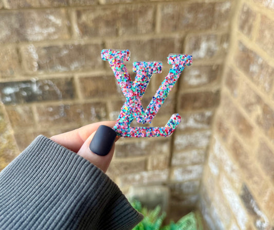 Lv multicolor iron on patch