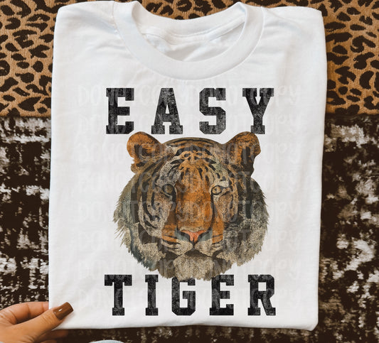Easy tiger vintage retro digital download png