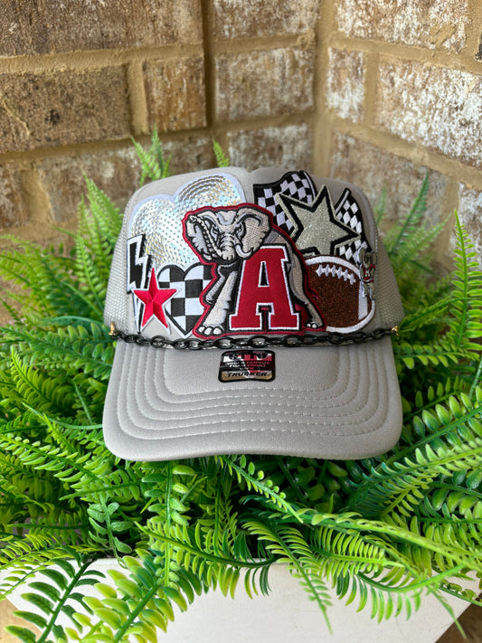 Alabama crimson tide gameday football trucker hat