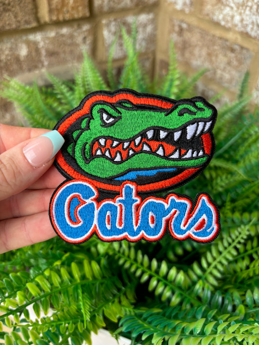 Florida gators embroidered iron on gameday patch