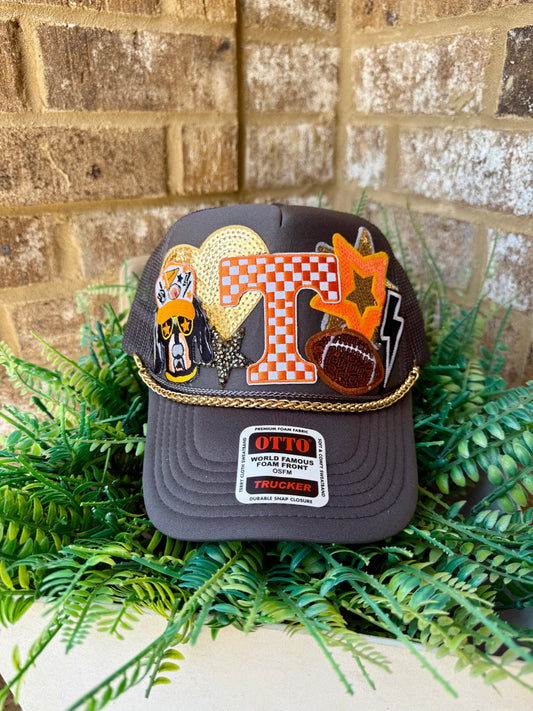 Tennessee volunteers custom game day trucker hat