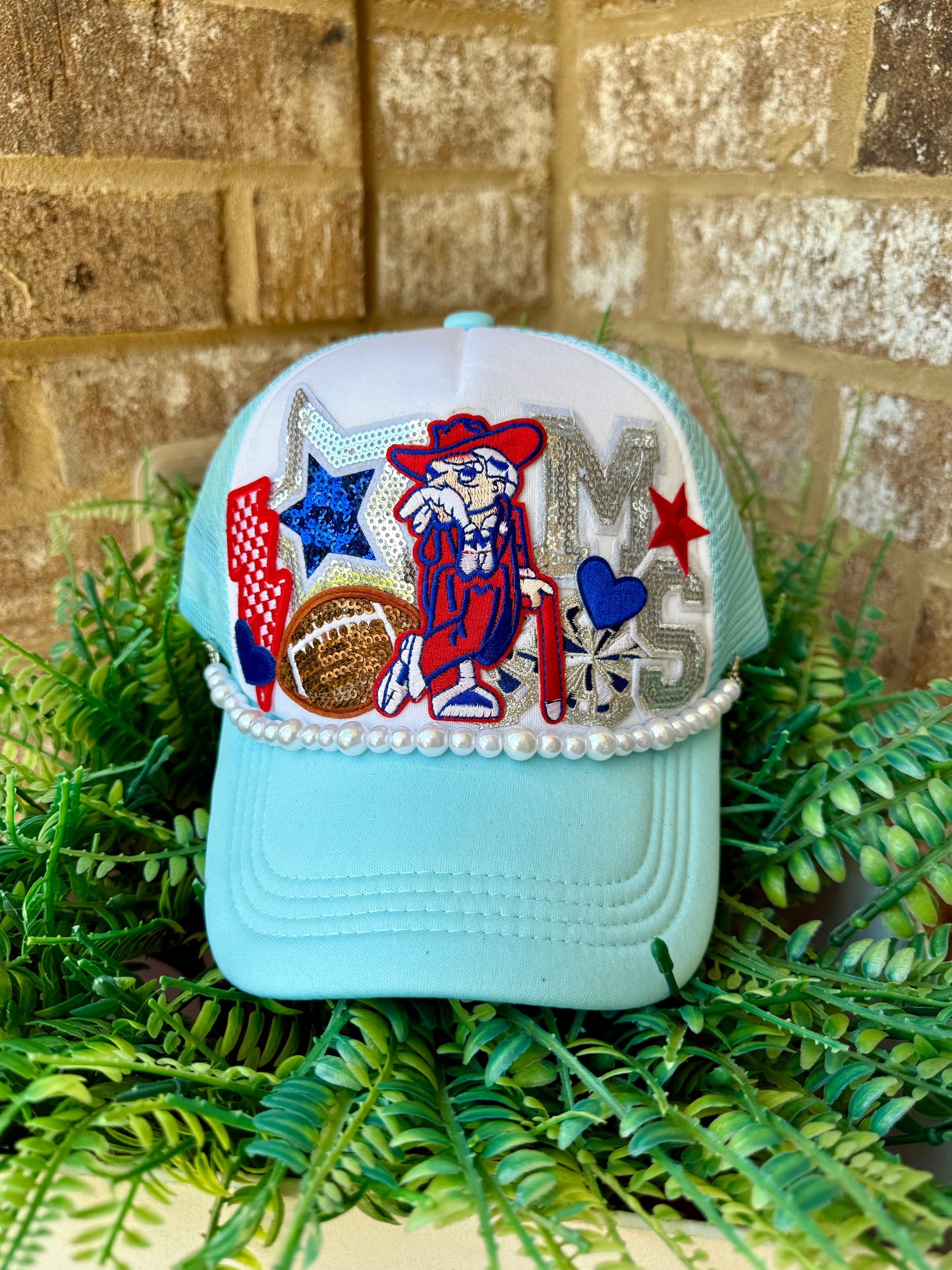 Ole Miss Colonel Reb Gameday trucker hat