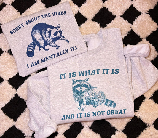 It is what it is and its not great Sweatshirt