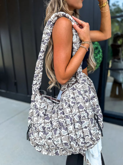 BIRDIE PREORDER Camo Quilted Bag