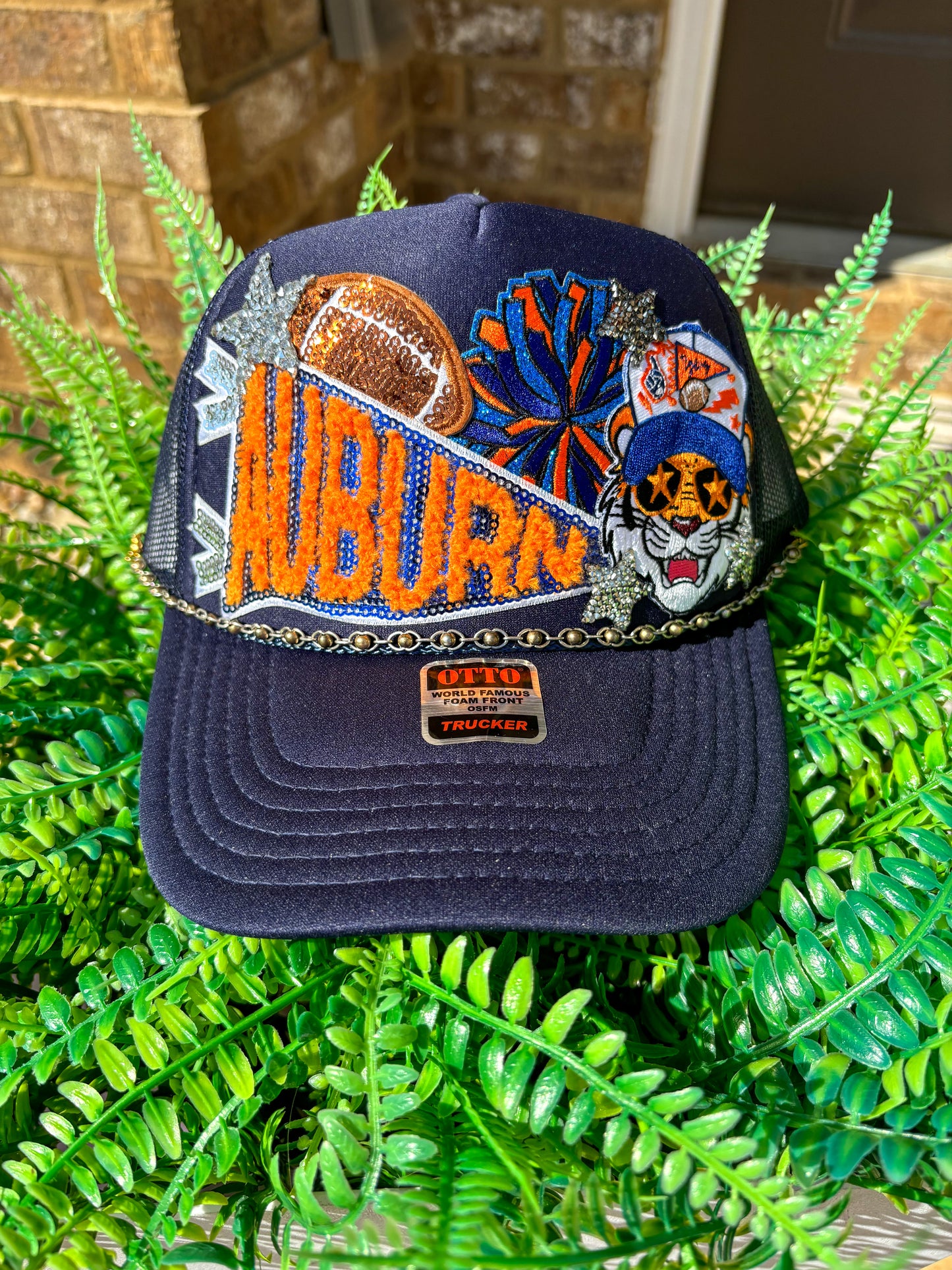 Auburn preppy mascot custom gameday trucker hat