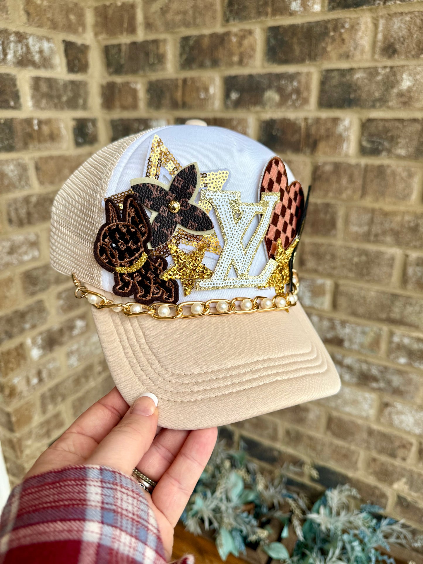 LV boujee babe trucker hat