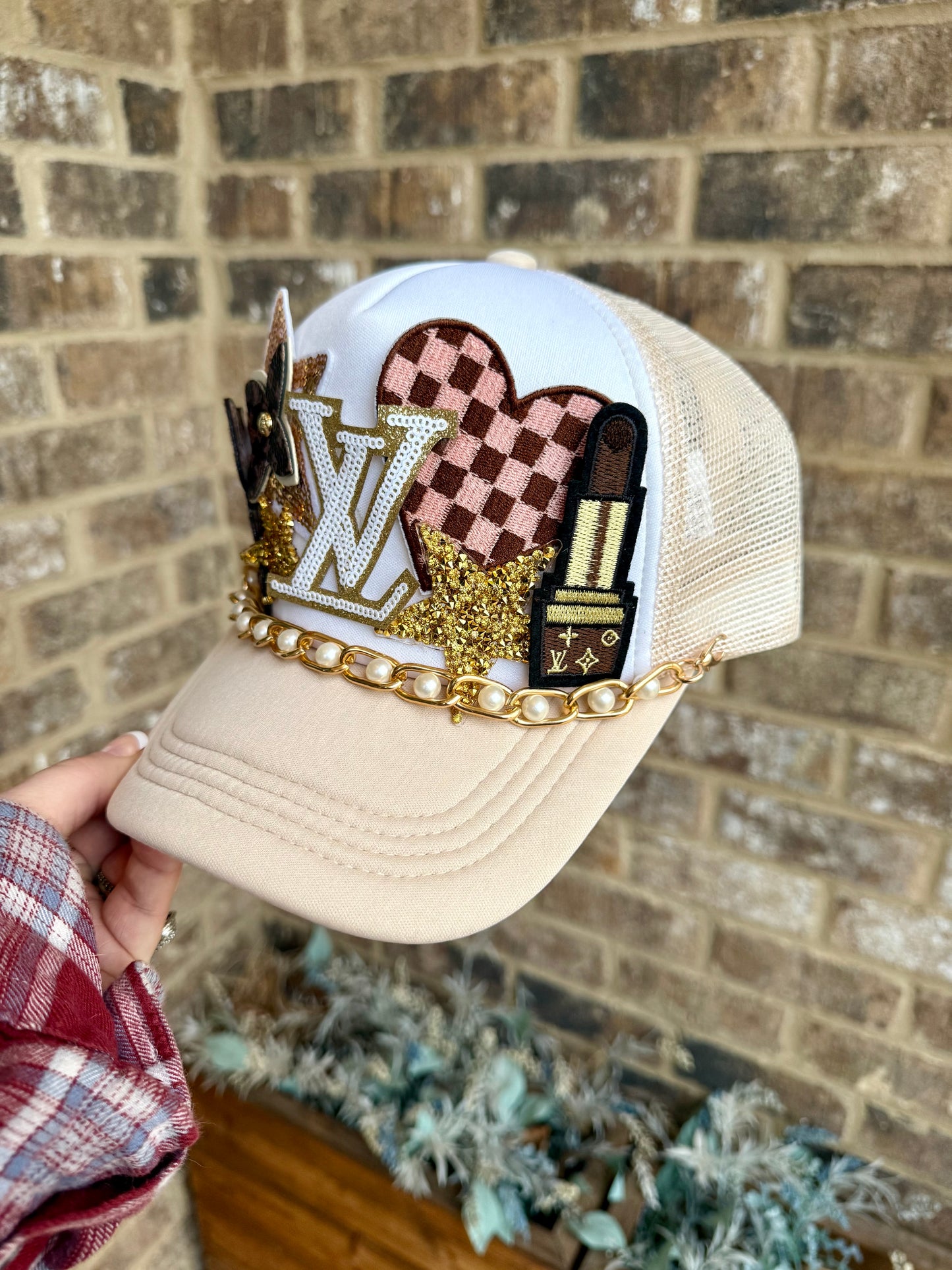 LV boujee babe trucker hat