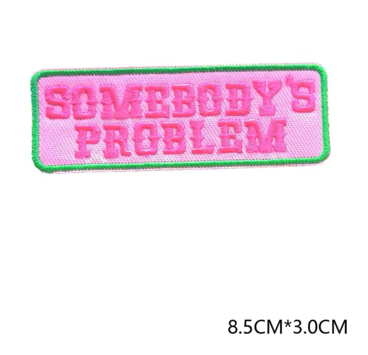 PREORDER Somebody’s problem Morgan Wallen iron on embroidered trucker hat patch