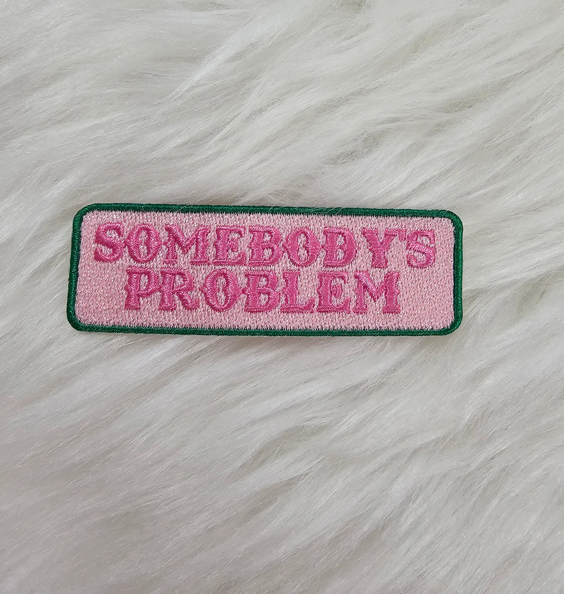 PREORDER Somebody’s problem Morgan Wallen iron on embroidered trucker hat patch