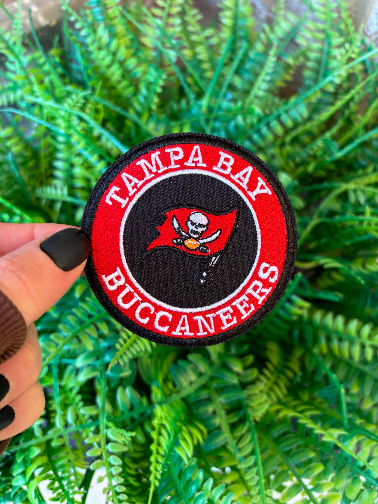 Tampa bay Buccaneers iron on trucker hat patch