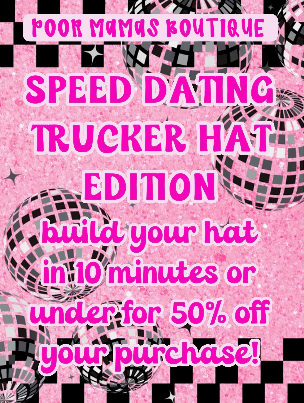 Speeding dating trucker hat edition