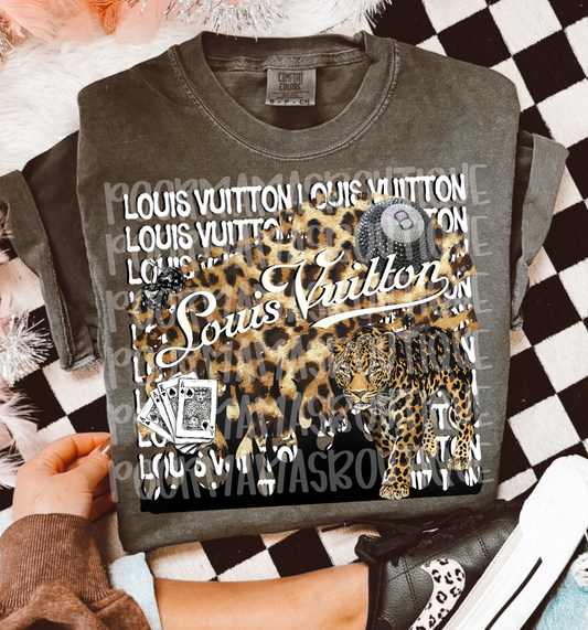 Lv leopard boujee digital download png design