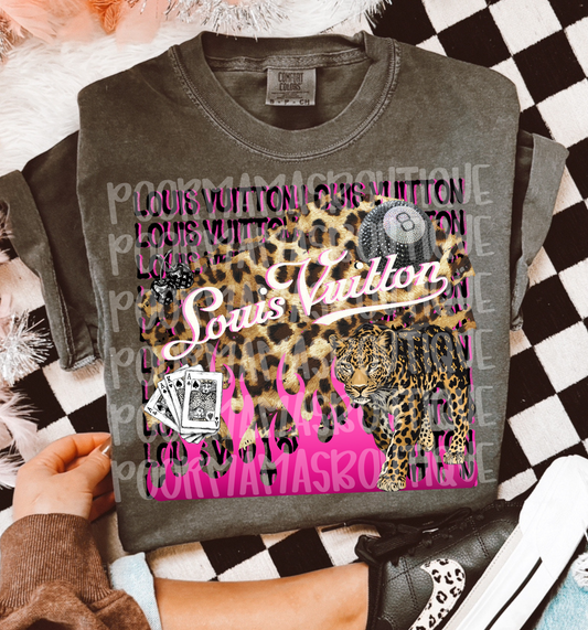 Lv leopard boujee digital download png design